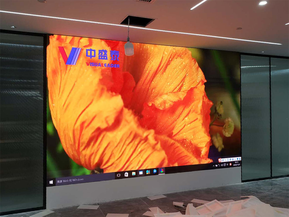 Экран P1.53 с малым шагом 19 квадратных метров в Ханчжоу, Китай