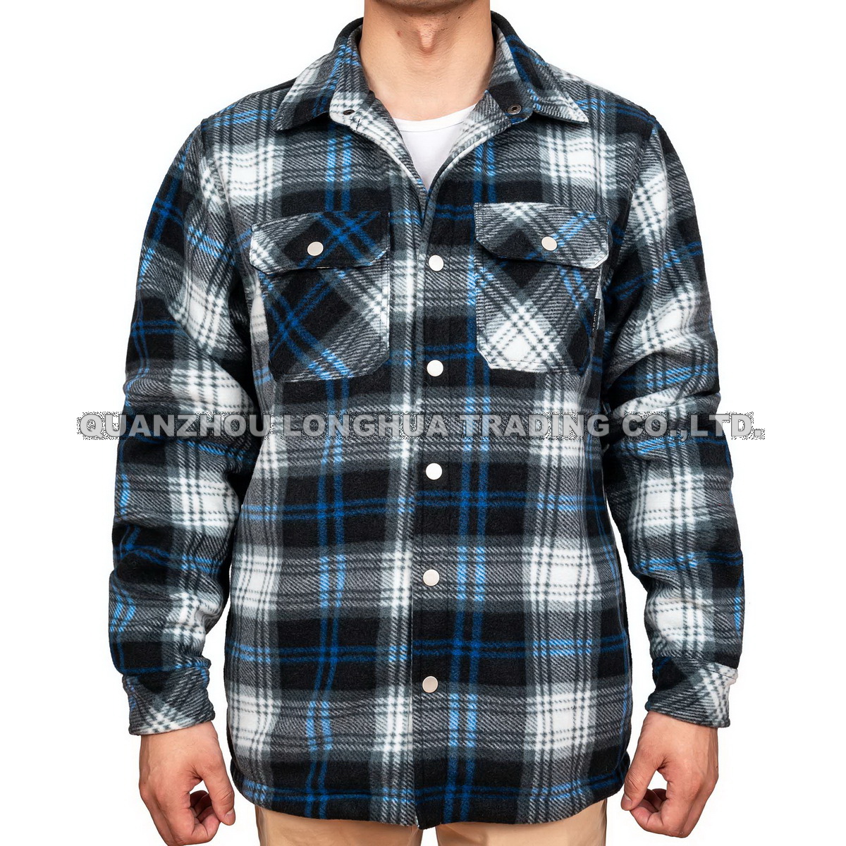 Men Boy Jacket Plaid Shirt Apparel Fashion Clothing Outer Clothes