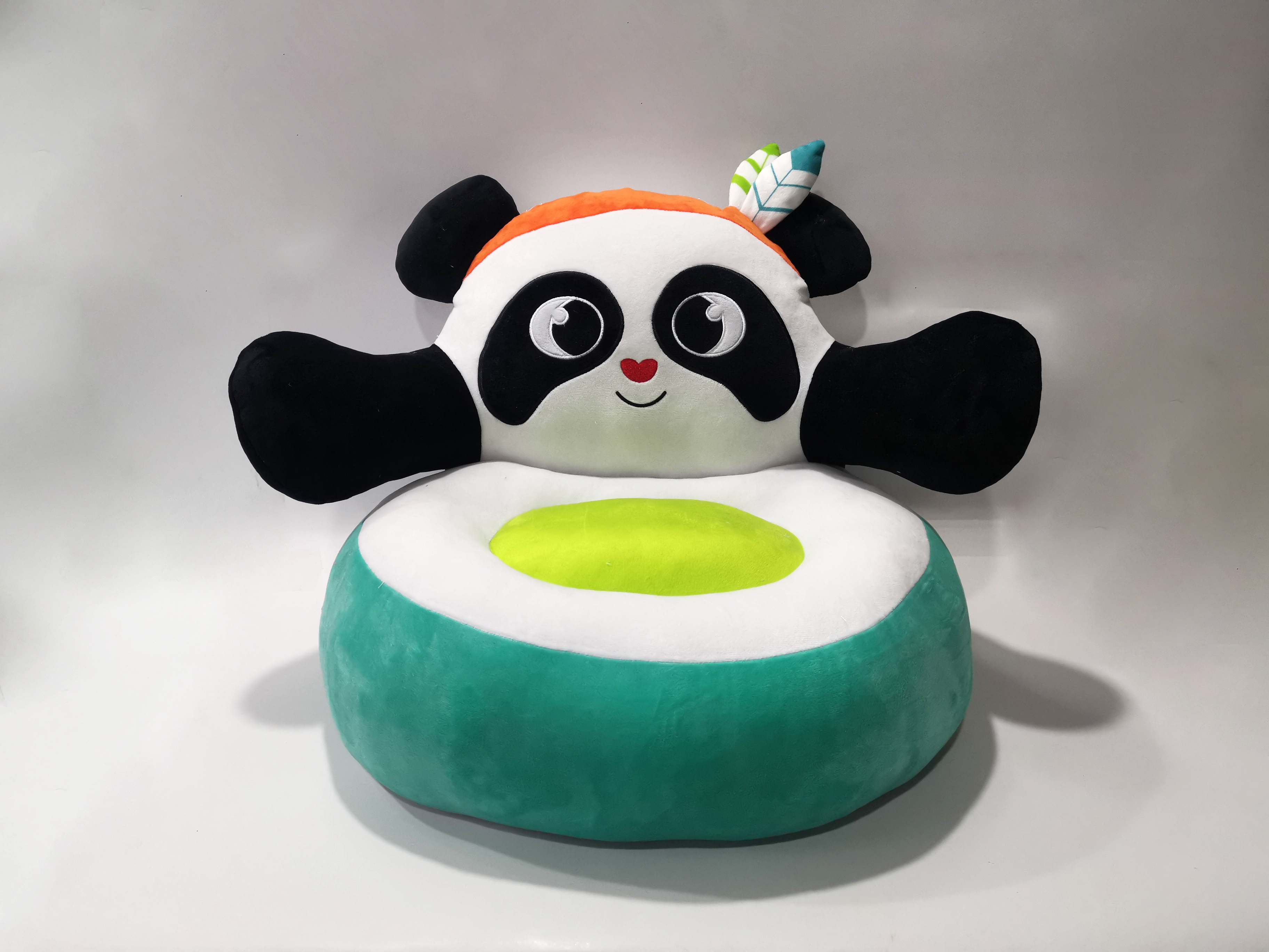2019 OEM Lovely Panda Plush Sofa for Infant :BOY