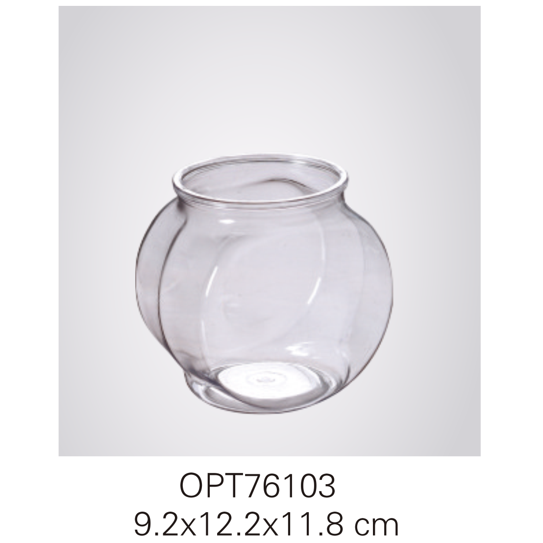 OPT76103 9.2x12.2x11.8cm fishbowls