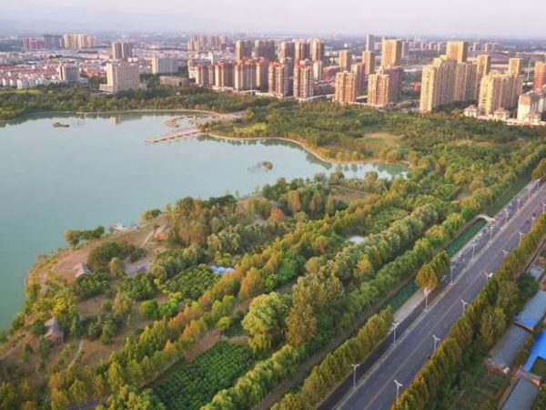 处理海绵生态河南省焦作市海绵型公园、游园规划设计10