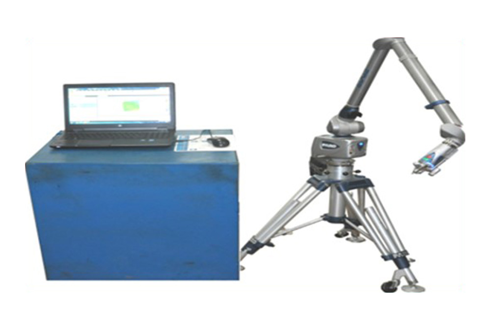 Mobile three-coordinate laser scanning measuring arm (range diameter 2.7m)
