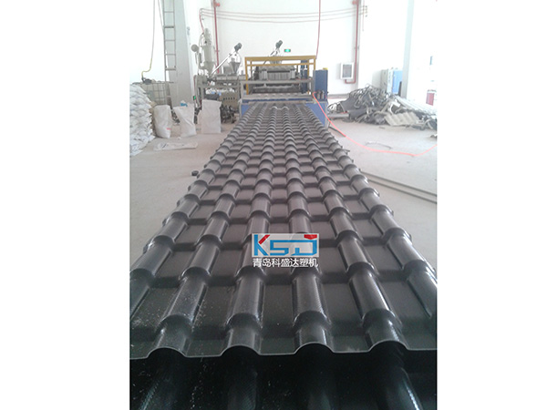 PVC glazed roof sheet machine