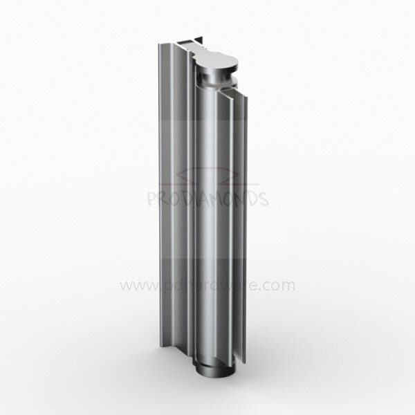Bisagra de puerta de vidrio de ducha de elevación de perfil de aluminio de 180 grados
