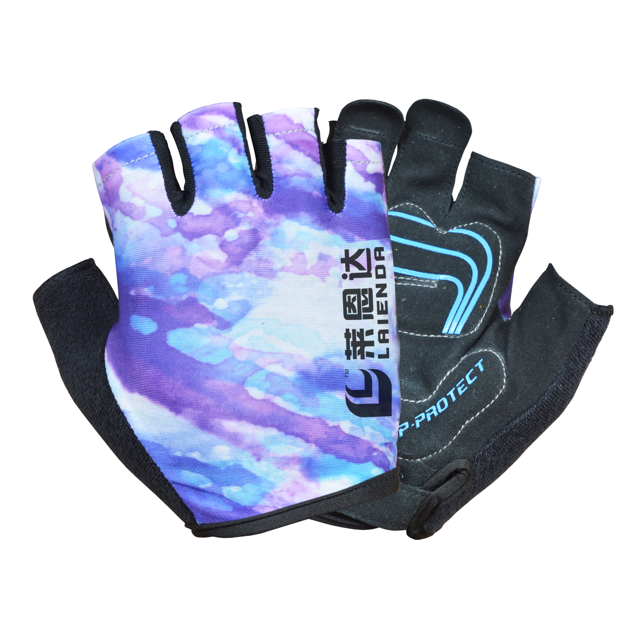 Breathable half-finger cycling gloves