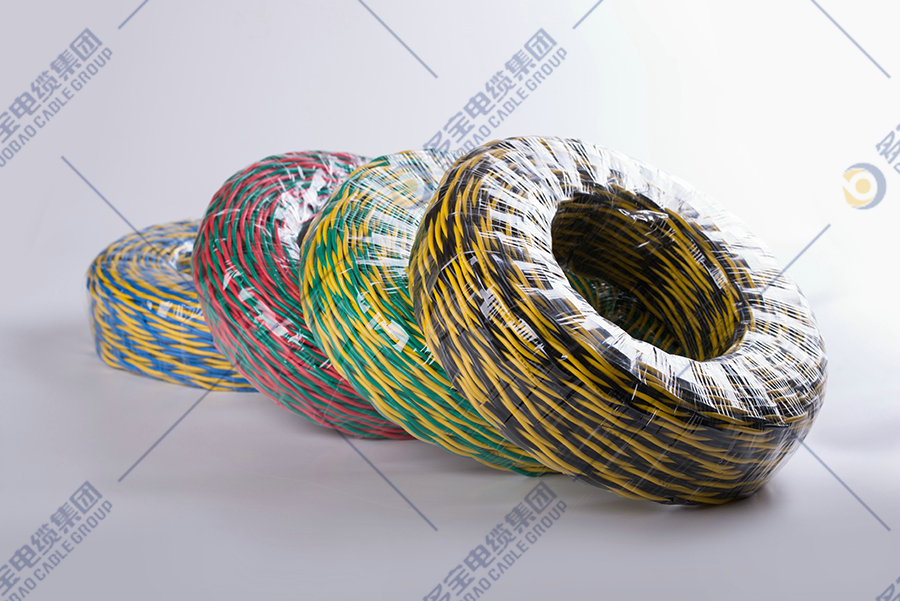 Copper-conductor PVC flexible insulated stranded wire for connection purpose