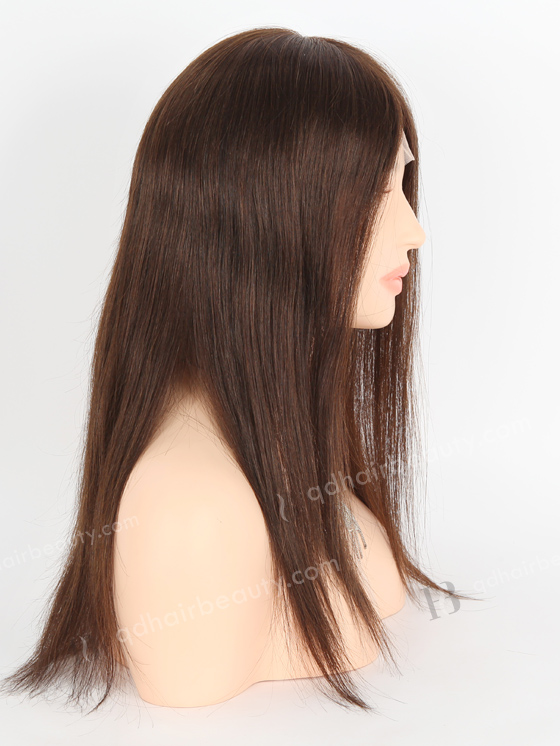 In Stock European Virgin Hair 16" Straight 2a# Color Gripper Wig GRP-08013