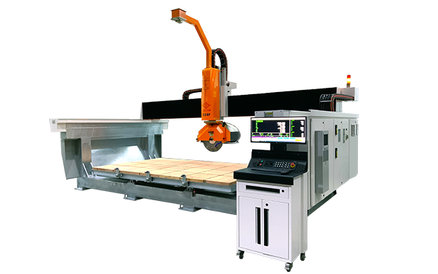 High allocation integrated five-axis bridge cutting machine(CJ/- CNC-554F)