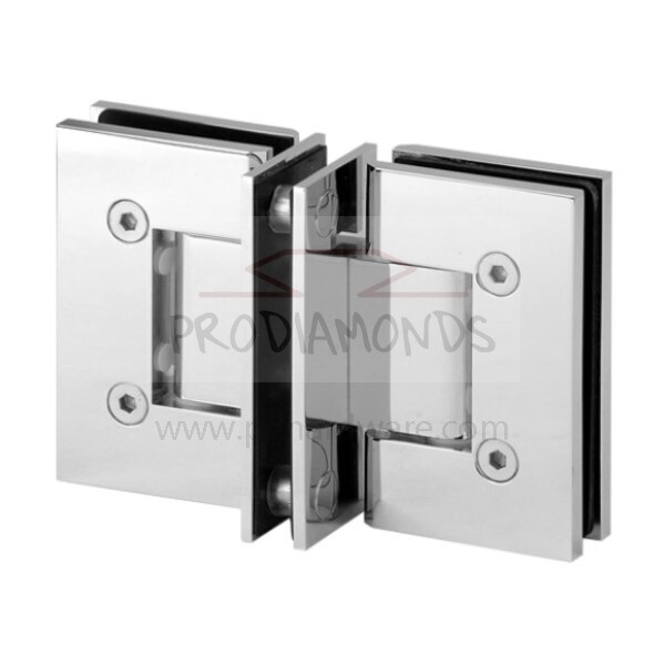 3-Way Glass to Glass Back-to-Back Shower Hinge