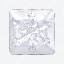 Snowflake Glass Plate