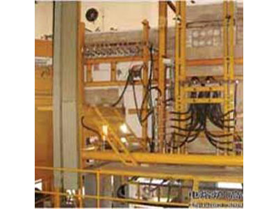 Lead glass electric furnaces