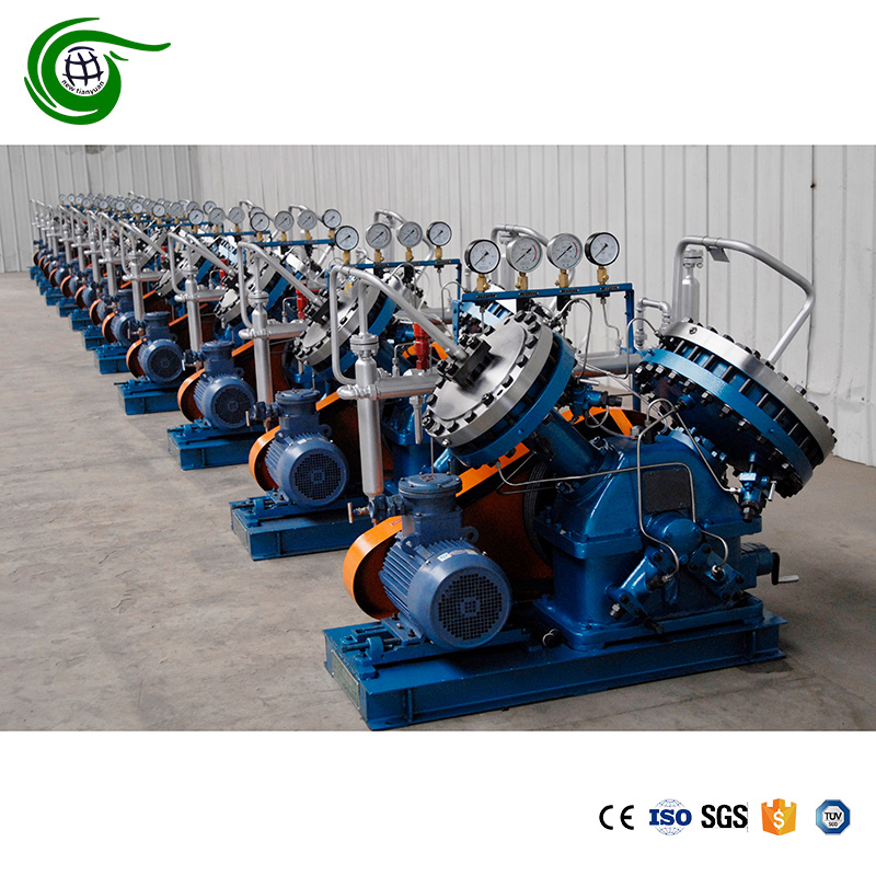 Good Performance Factory Price Discharge 80Bar 80Nm3/h CO2 Carbon Dioxide Diaphragm Compressor For Semiconductor Industry