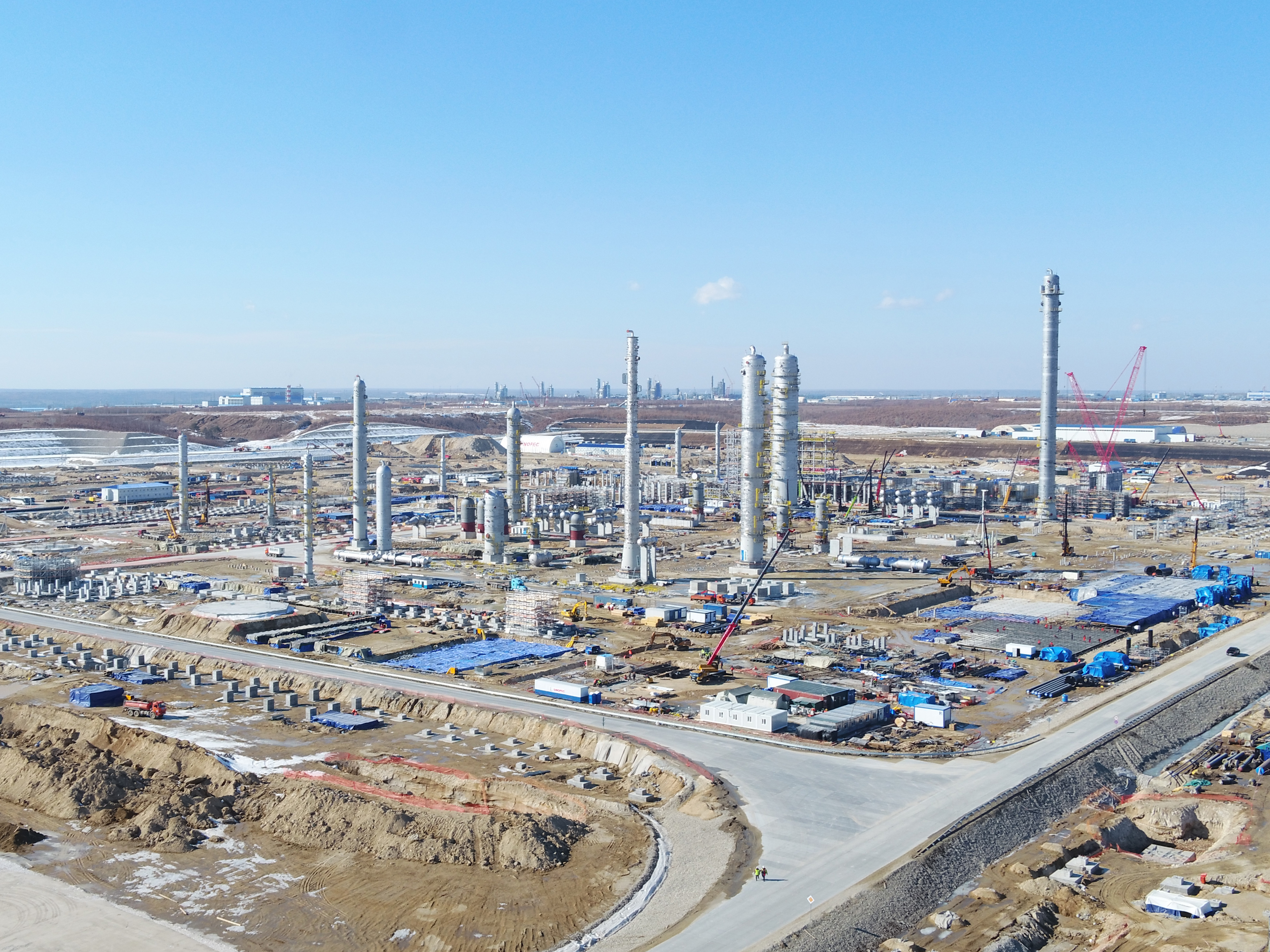 俄罗斯AGCC项目乙烯装置OSBL项目土建工程