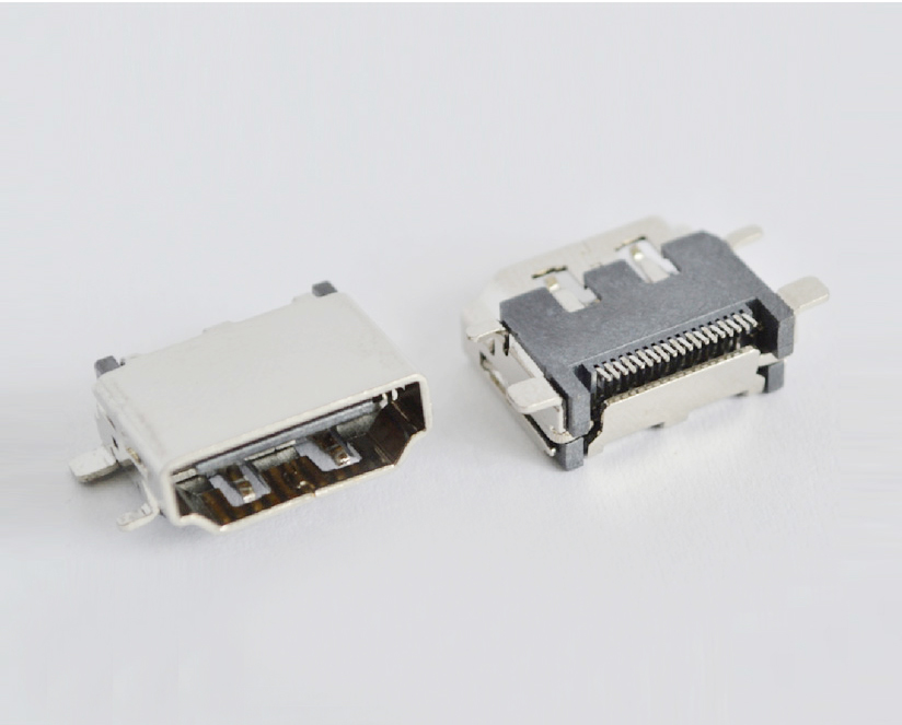 HDMI SMT TYPE non-bullet four-legged L-type