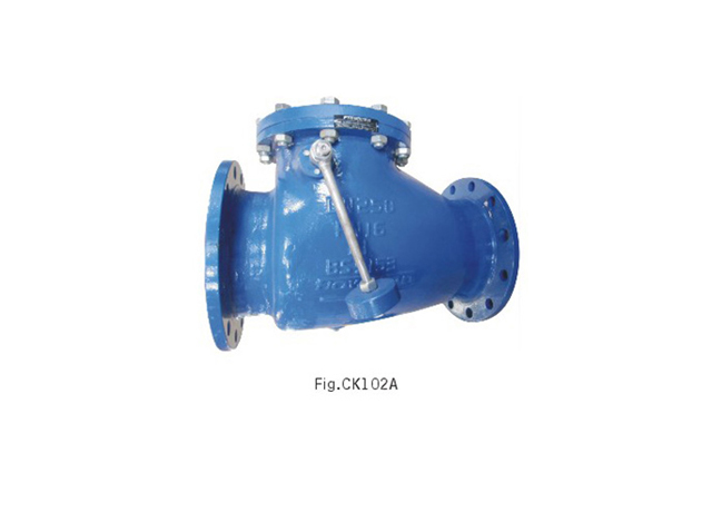 MSS SP-71CLASS 125 CAST IRON SWING CHECK VALVE WITH WEIGHT