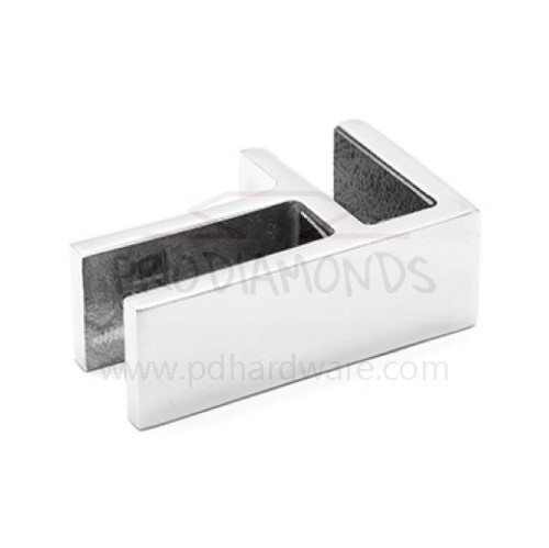 Stainless Steel Glass to Glass 90-Degree Corner Clamp