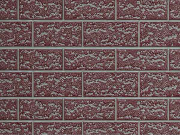 Light brown yellow overcoated with ochre red rough brick pattern (Z2-QZH19)