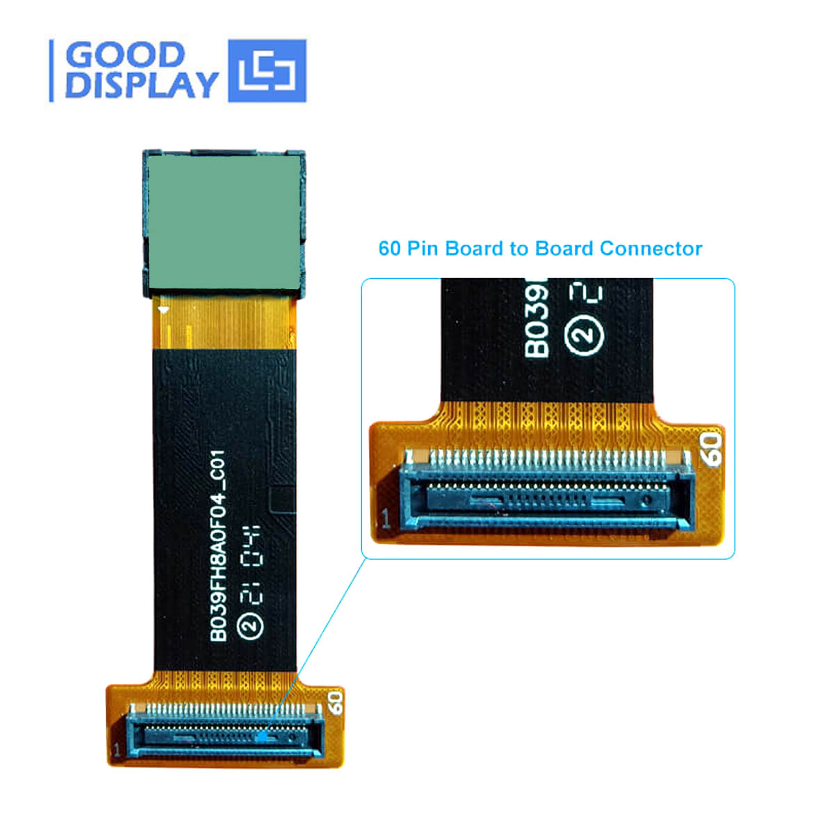 0,39-Zoll-Aktivmatrix-Farb-Micro OLED, OLED-Panelmodul mit FHD-Auflösung 1920 x 1080 GDOJ039FHP