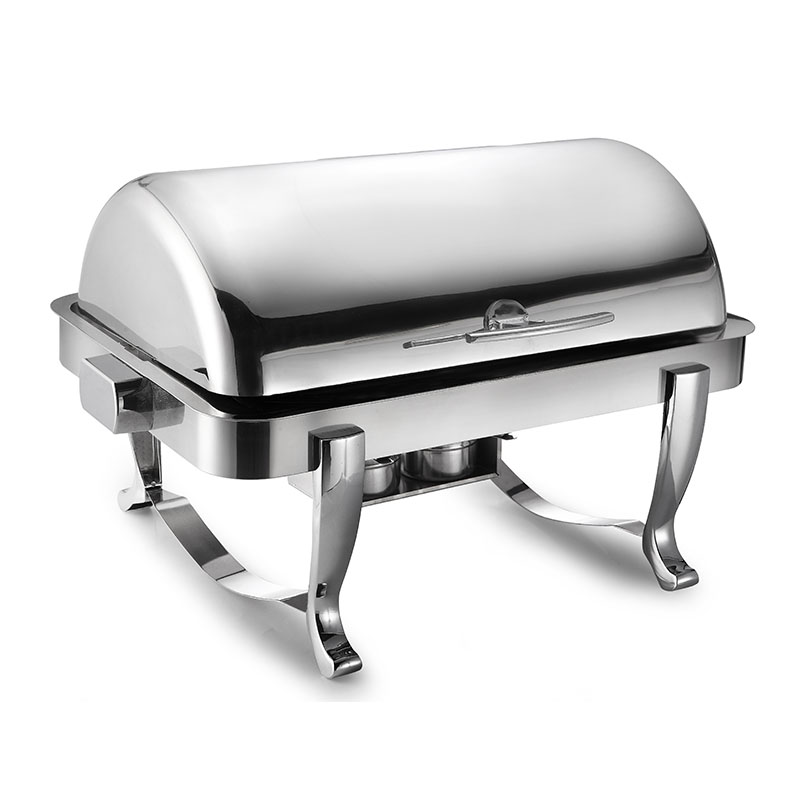 Roll Top Rectangular Chafing Dish / Soup station
