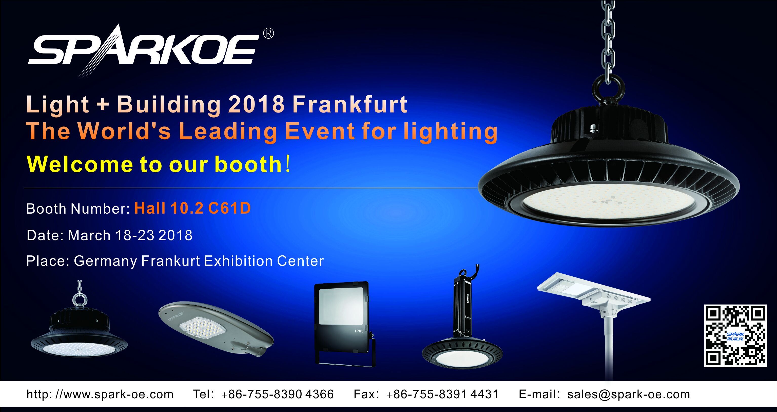 "Lighting + Building 2018" Feria Inetnacional de Iluminación y Construcción, Frankfrut