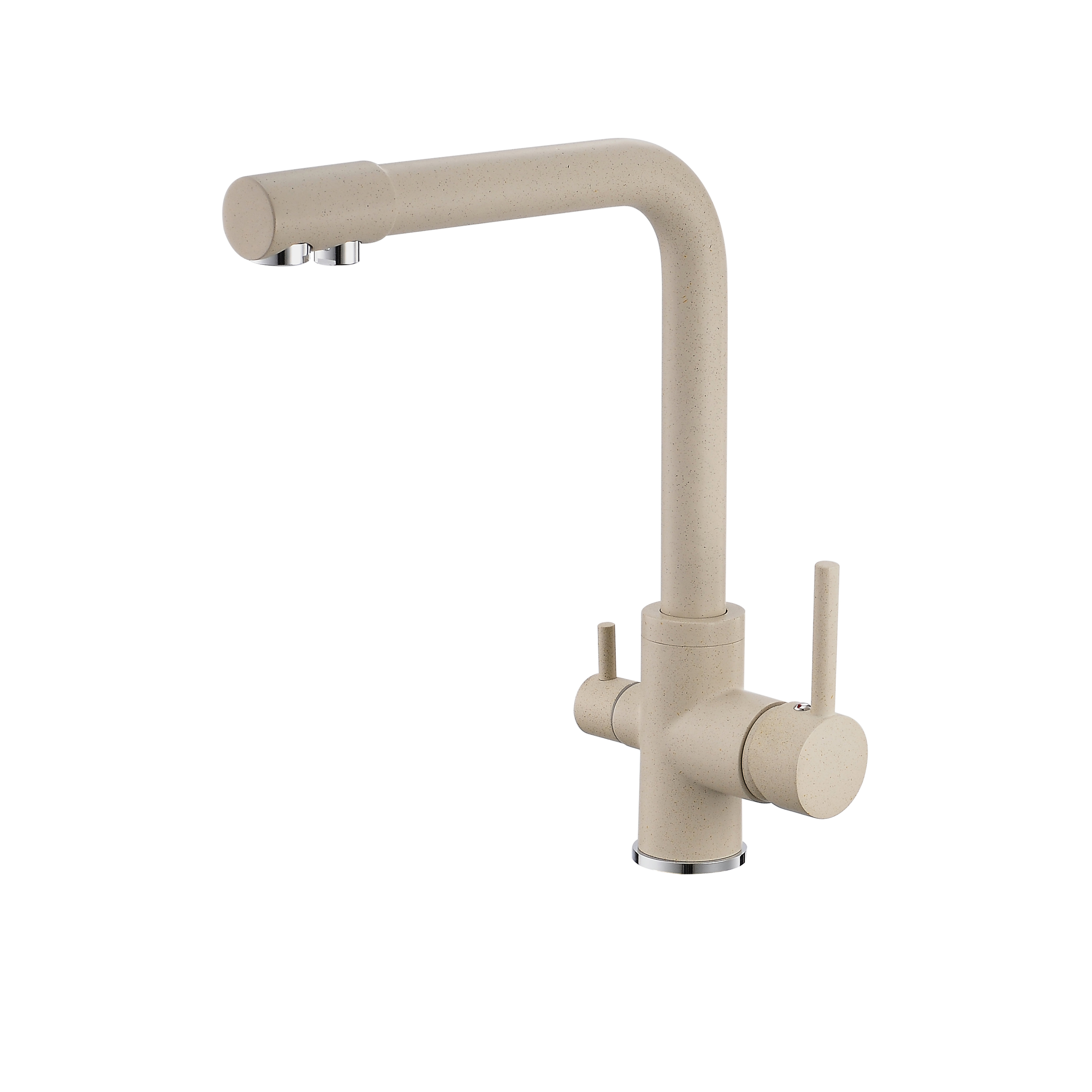 FLG Oatmeal Brass One-Handle High quality Purified Faucet     