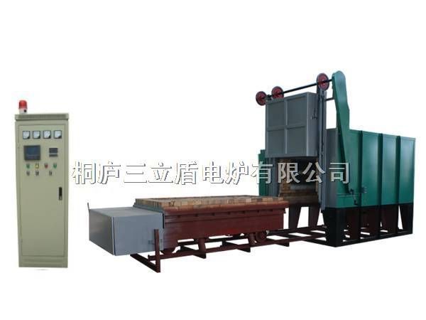 High-temperature Roll-over Car-bottom type furnace
