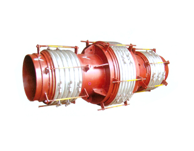 Straight pipe pressure balanced bellows expansion joints