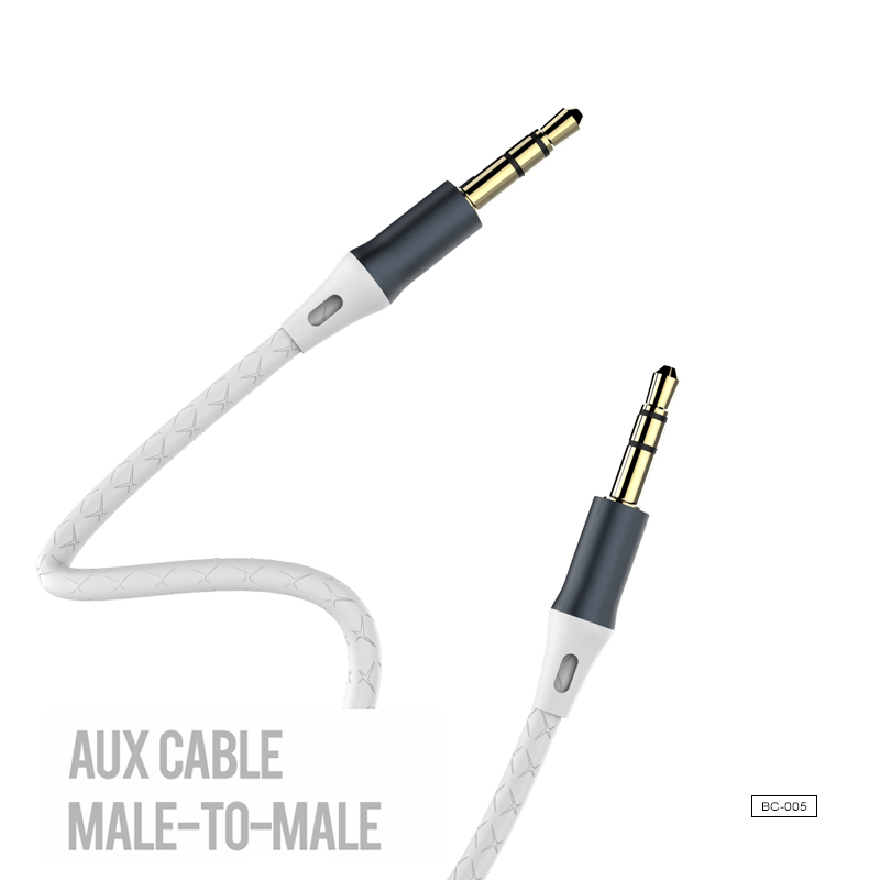 Thickened gold-plated AUX audio cable