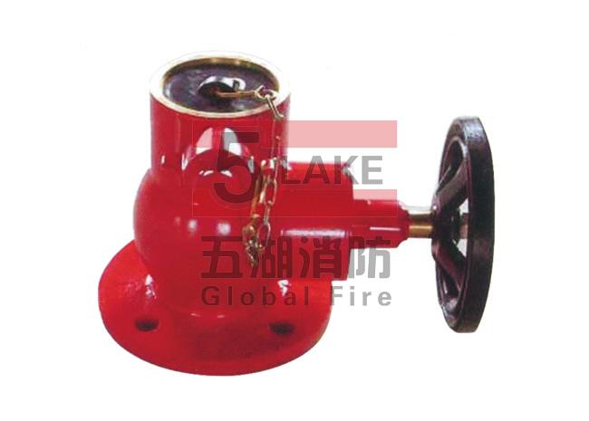 Straight flange fire hydrant