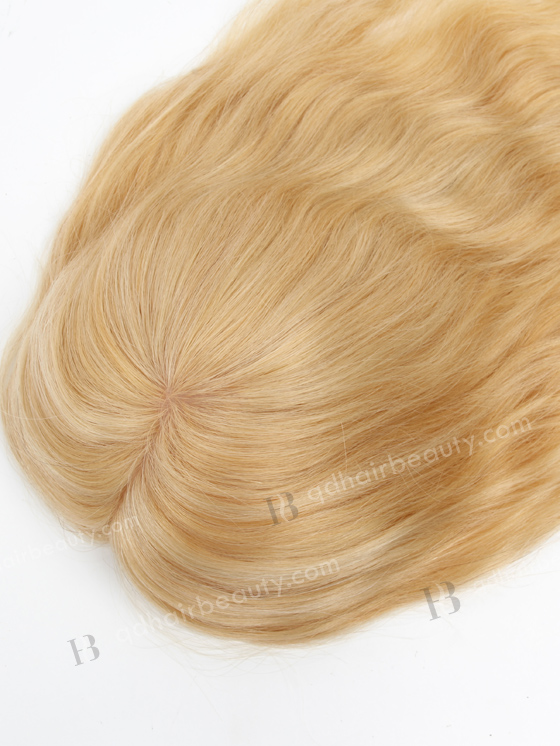 Custom Size European Virgin Hair 12" Highlight Color Mono Silk Top Hair WR-TC-054