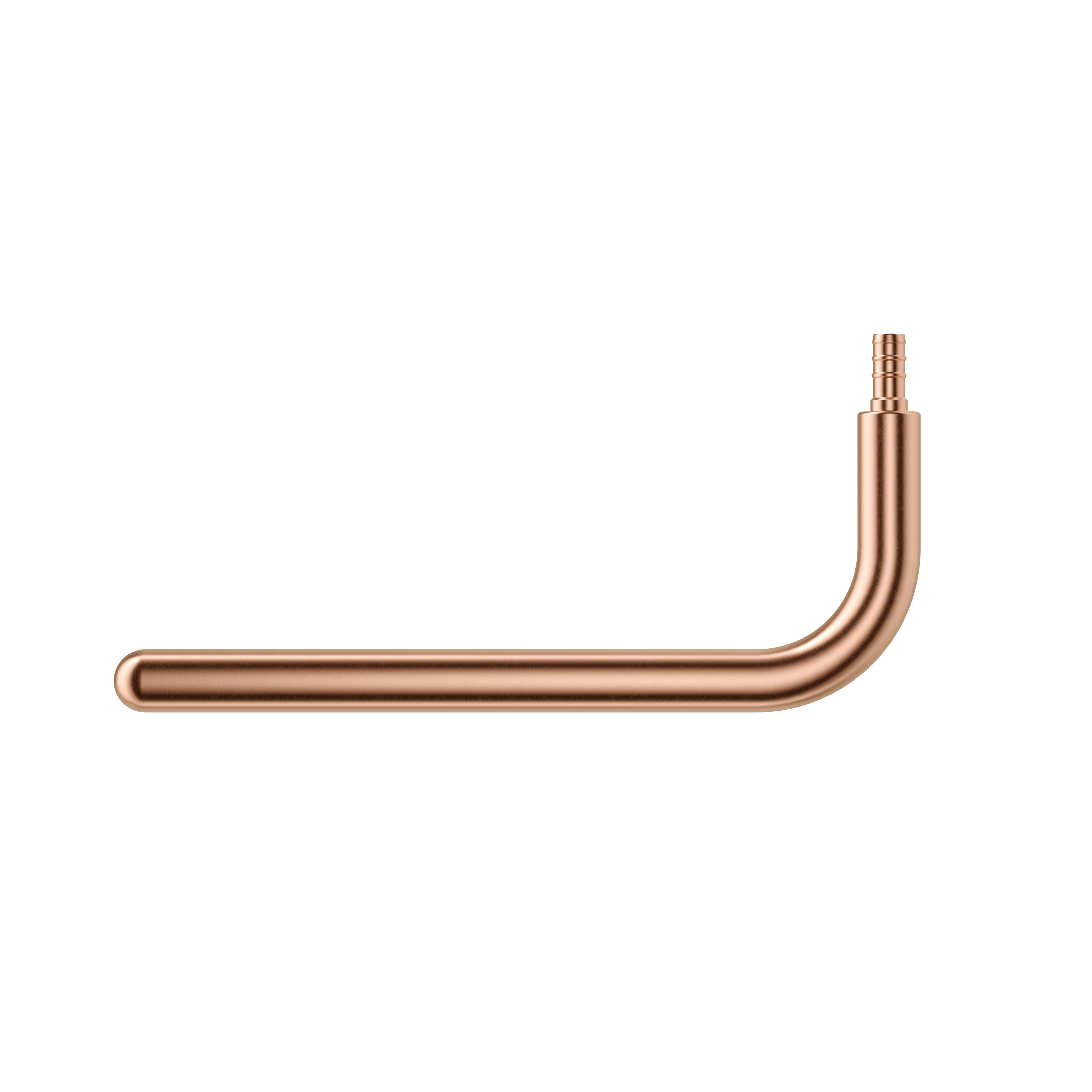 Copper Stub Out 3/8" F-1807 Crimp Pex Elbow 3-1/2" x 6"/8"/10" Long