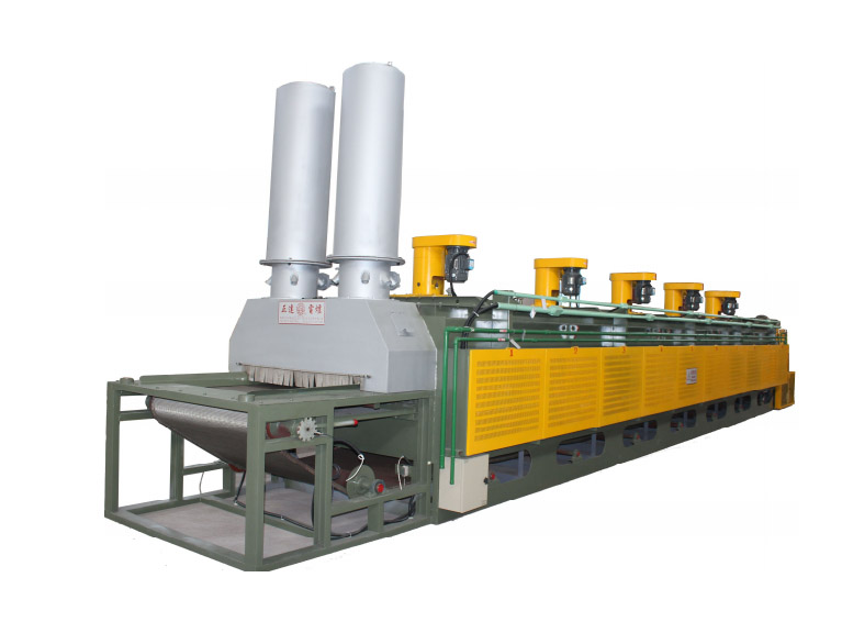 Mesh belt quenching furnace production line