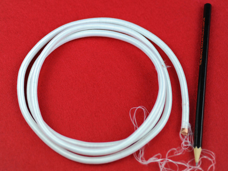 Wire coated enameled stranded wire