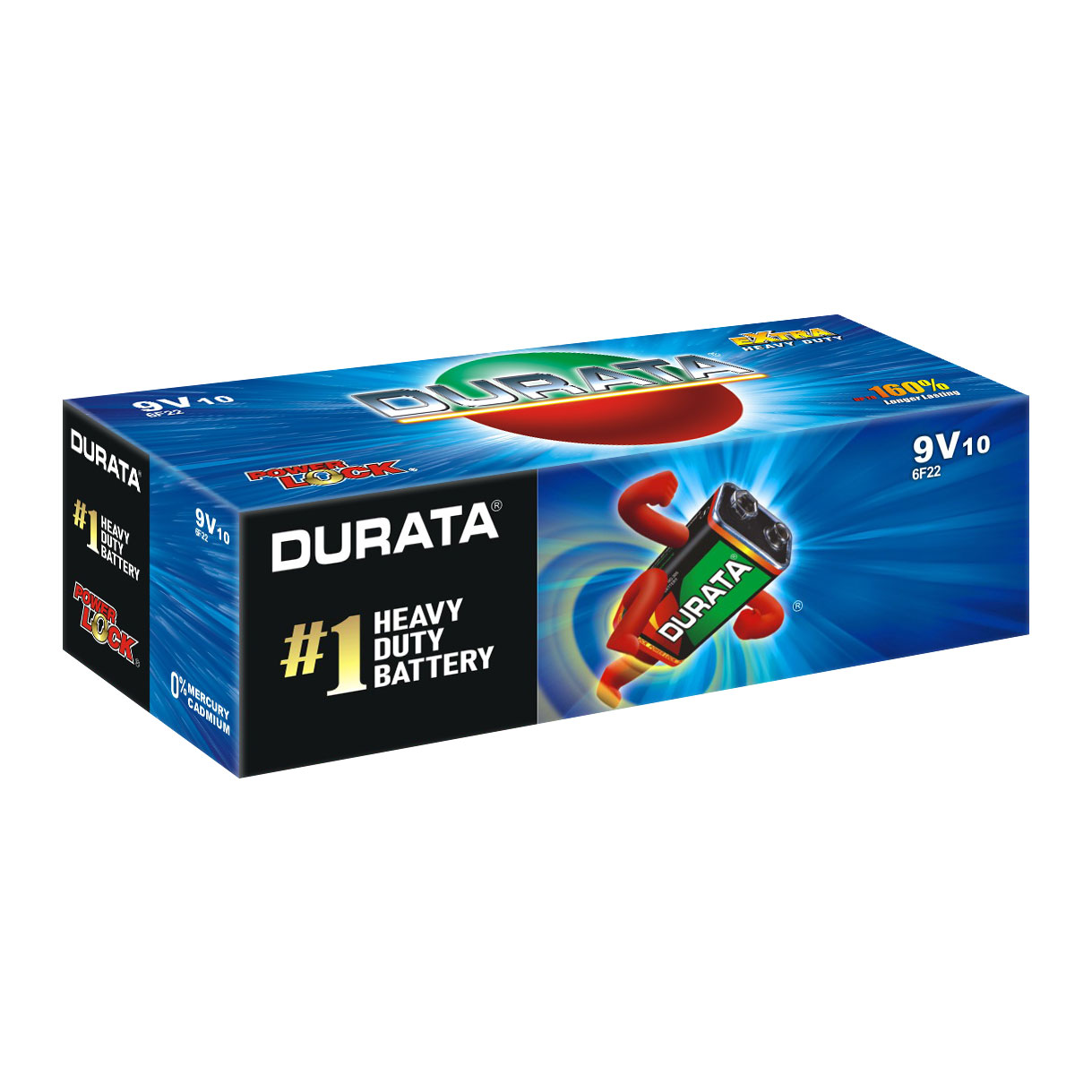DURATA 9V - Shrink Pack 1 Battery - box