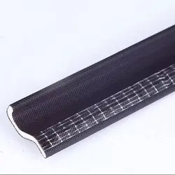 L shaped adhesive backed PU foam with PE cover seal strip slide window door weatherstrip