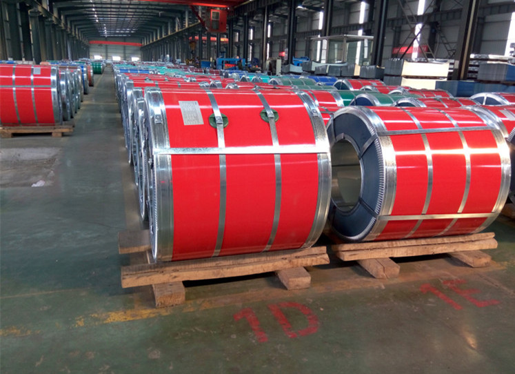 Color coated steel plate