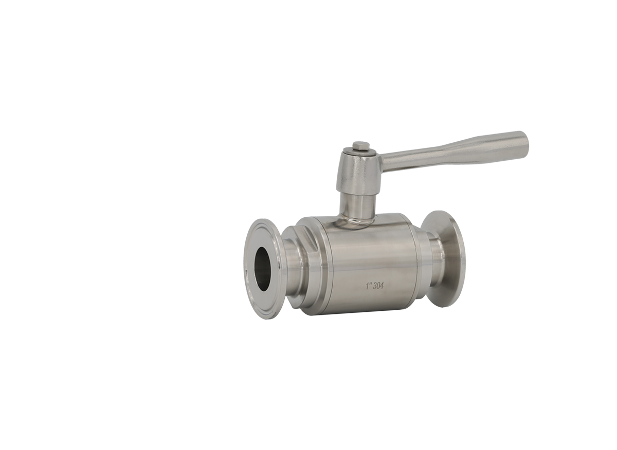Manual sanitary ball valve
