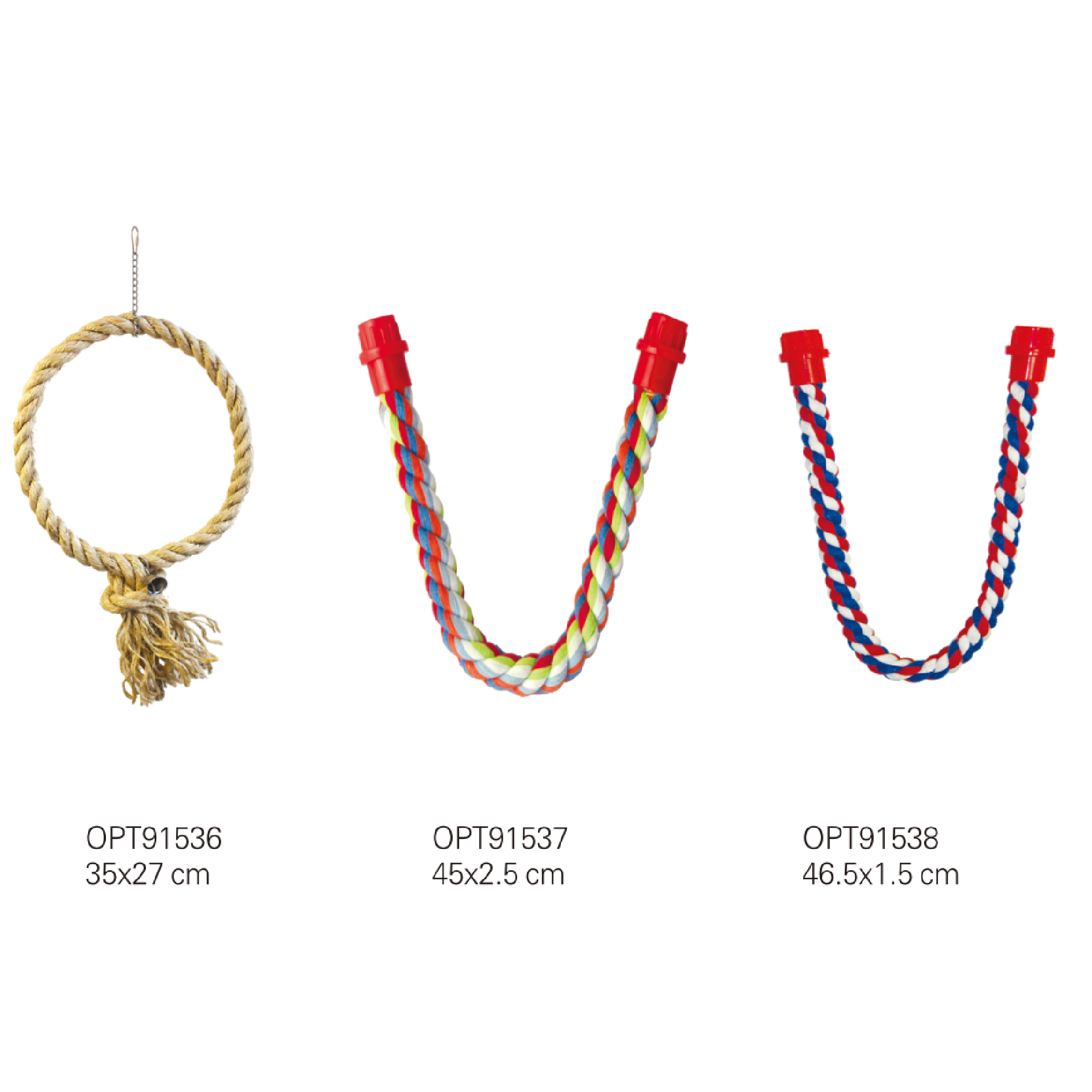 OPT91536-OPT91538 Bird toys Rope toys
