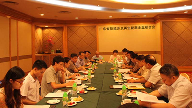 徐成宪董事长出席“广东省新能源及再生能源企业联合会”会议