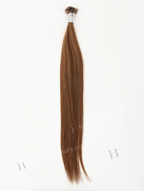 Flat tip keratin European virgin hair 22'' straight F 6#/8# color WR-PH-017