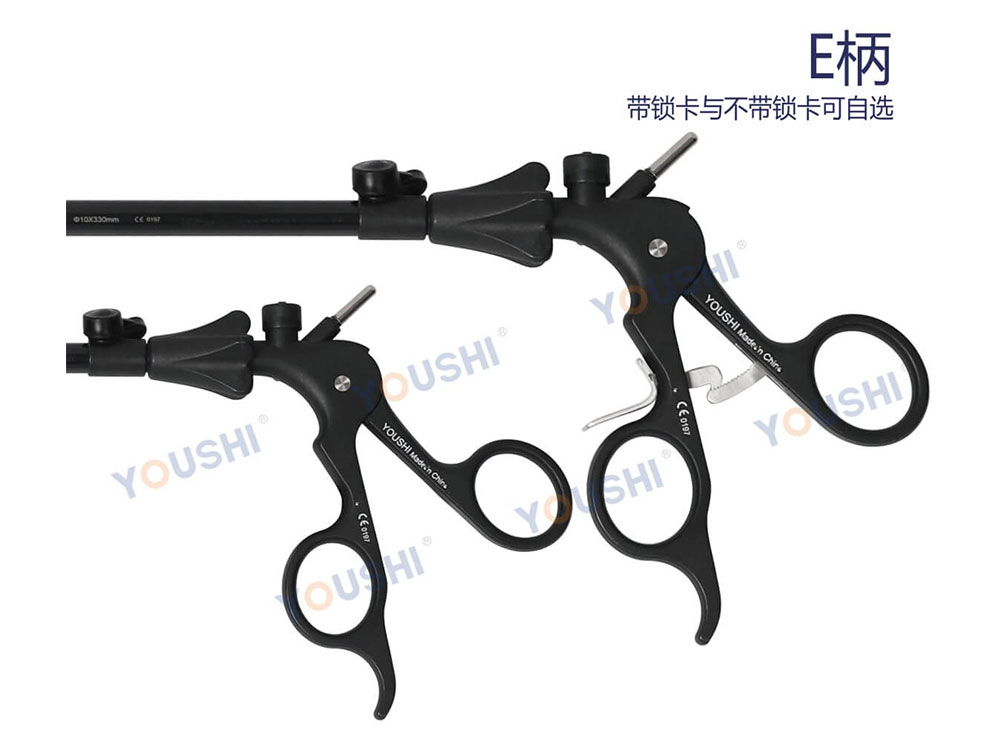 Surgical forceps, surgical scissors E handle