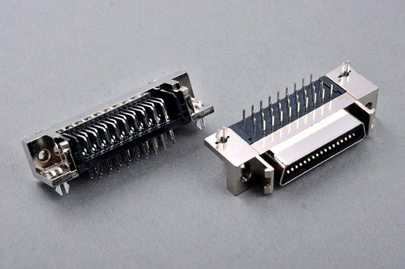 SCSI 36P-F 90 degree DIP