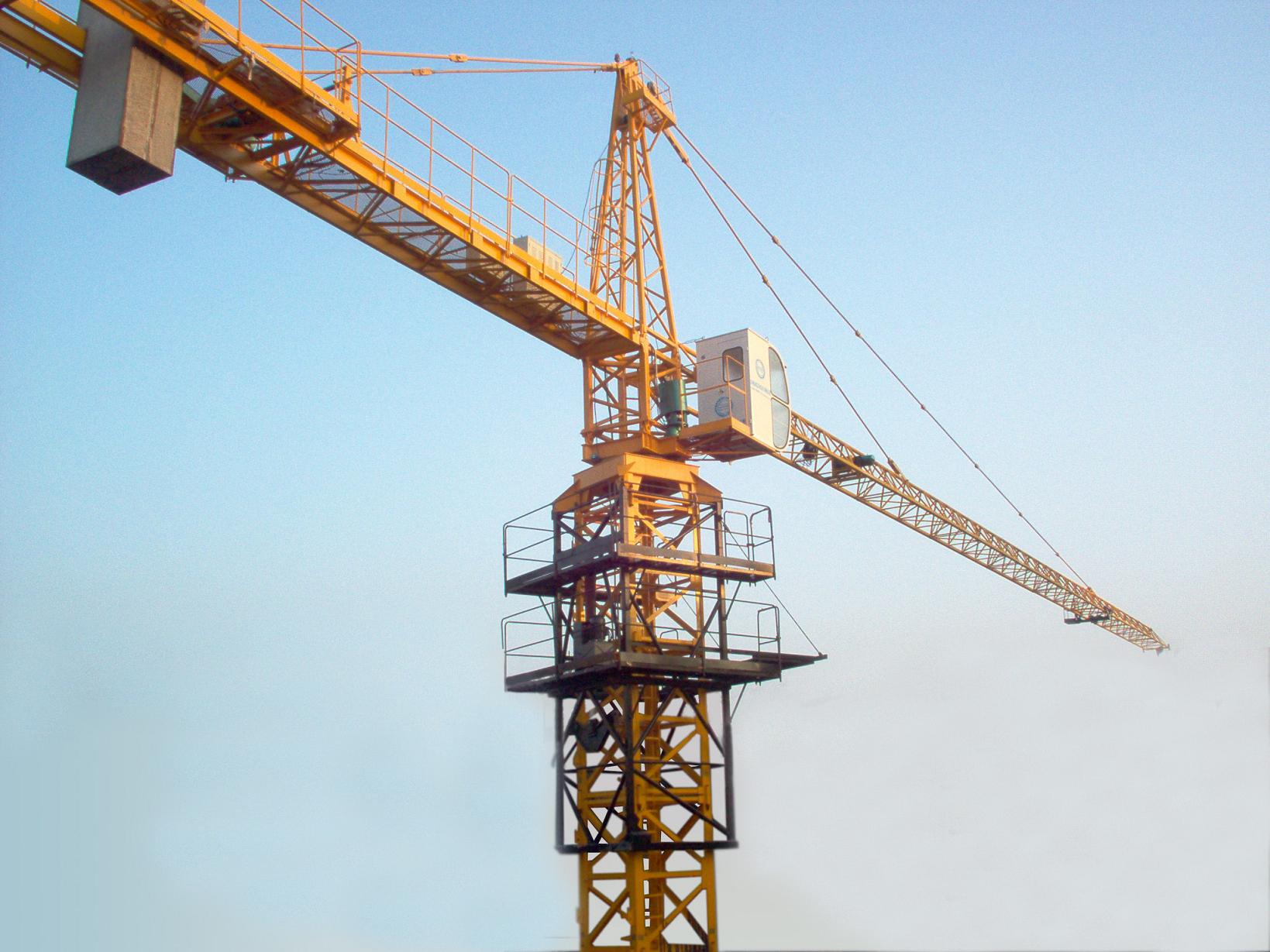 Tower crane product display