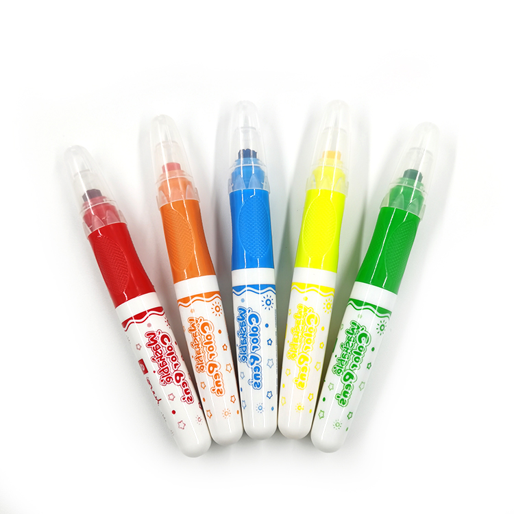 Manufacture for jumbo size multicolor stamp water color marker pen, stamp markers