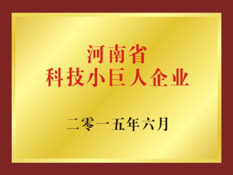 河南省科技小巨人企业