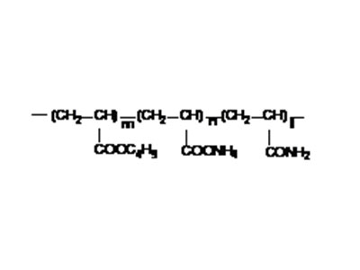 Polymer of n-butyl acrylate ropenoic acid propenamide