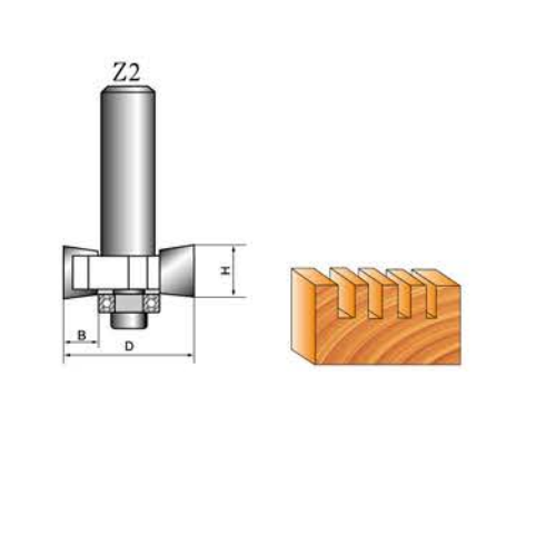 LC1604 "T" TYPE BIT WITH BEARING