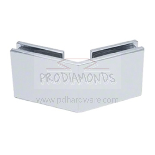 Square Heavy-Duty 135 Degree Glass-to-Glass Shower Clamps