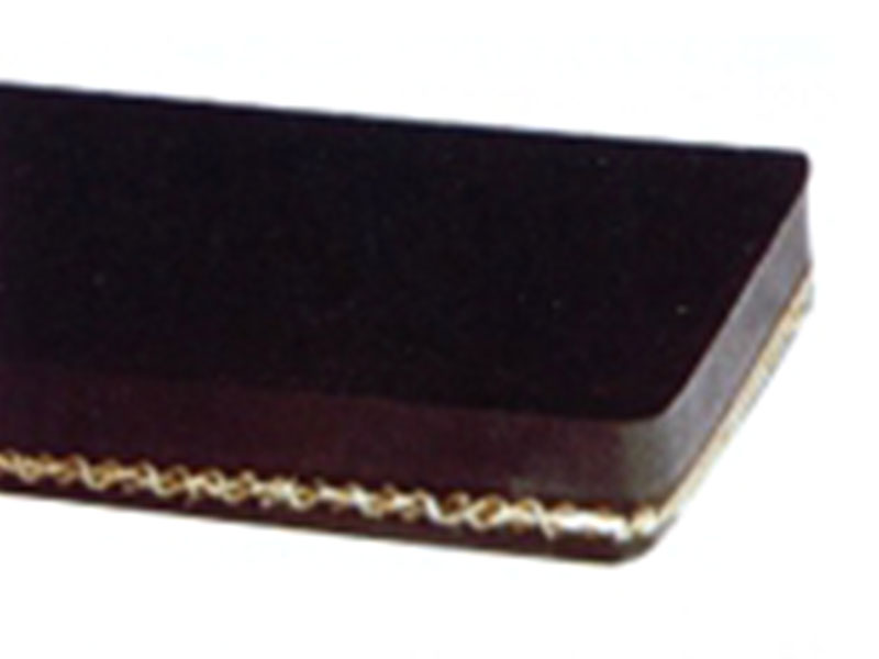Impact-resistant conveyor belt with holistic fabric core 
