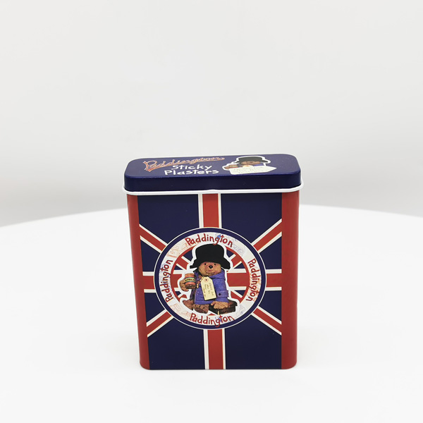 ML-077  Delicate rectangular custom tin box for cigarrete/candy/chocolate/band aid packing tin box  with hinge